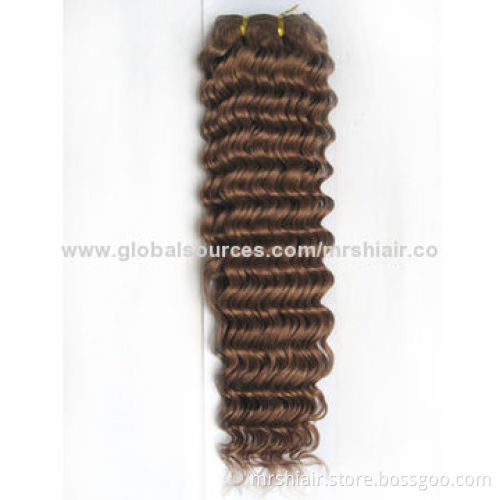 22-inch Color Curly Human Hair Weave